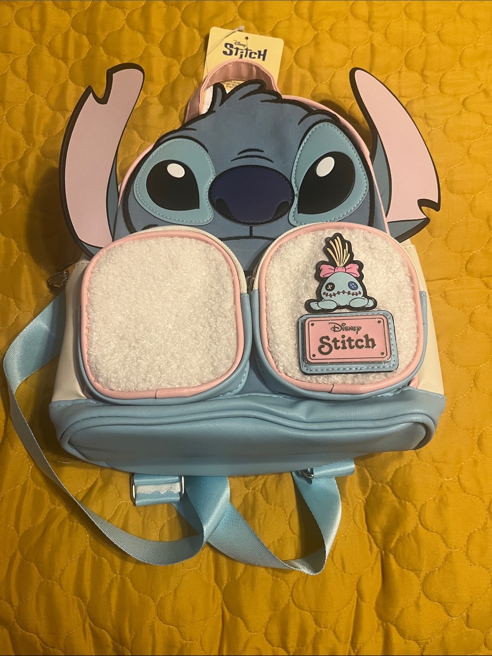 Kids Blue and Pink Mini Backpack